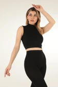 Mio Studio Turtleneck Sports Kısa Üst thumbnail 1