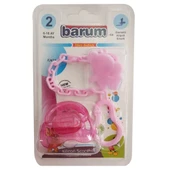 Barum Damaklı Klipsli Pembe Askılı Emzik thumbnail 2