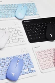 TORİMA Pembe TMK-04 Kablosuz Klavye Ve Mouse Seti thumbnail 4
