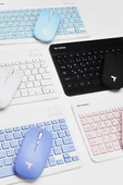 Kablosuz Klavye Mouse Seti TMK04 Siyah thumbnail 3