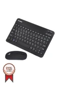 Kablosuz Klavye Mouse Seti TMK04 Siyah thumbnail 1