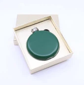 Paslanmaz Çelik Cep Matarası - Yeşil (5oz 148 ml) thumbnail 5
