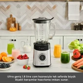 Karaca Digital Display Inox Smoothie Blender 1800W thumbnail 3