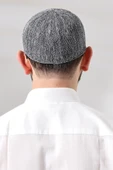 Melanj Safir Dantel Detaylı Örme Namaz Takkesi thumbnail 5