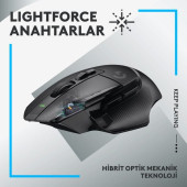 Logitech G502 X Lightspeed 910-006181 Kablosuz Oyuncu Mouse thumbnail 2