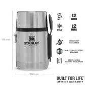 Stanley Adventure Vakumlu Yemek Termosu 0,53 Lt thumbnail 4