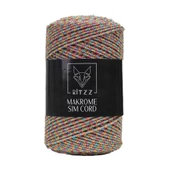 Makrome Sim Cord 2 MM Açık Gökkuşağı thumbnail 1