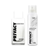Privacy Addiction EDT 100 ml + 150 ml Deodorant Bayan Parfüm Set thumbnail 2