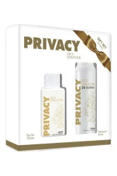 Privacy Gold Sensation Set 100ML EDT+150 ML Deodorant Bayan thumbnail 2