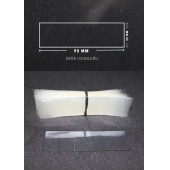 Standart Kavanoz Güvenlik Emniyet Bandı 100 Adet, 52-53mm Ağız Çapına Uygun,90x30mm Boyut, Baskısız thumbnail 3