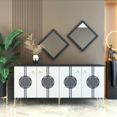 Elegant 171 Beyaz-Gold Konsol thumbnail 9