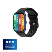 Kieslect Ks Mini Amoled Ekranlı Akıllı Saat Mavi thumbnail 1