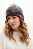 Peraluna HARMONY BEANIE Etnik Desen Kadın Triko Bere - Multi thumbnail 1