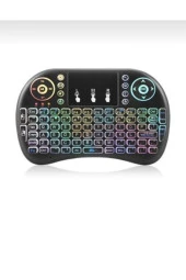 Zhltools Işıklı Mini Klavye Mouse Smart Tv Box Akıllı Klavye thumbnail 3