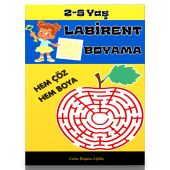 2-5 Yaş Labirent Boyama Kitabı thumbnail 1