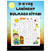 3-8 Yaş Labirent Bulmaca Kitabı (Seçilmiş 40 Süper Labirent) thumbnail 1