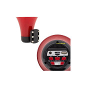 Araç Üstü Mıknatıslı 50 W Anons Hoparlör (şarjlı-bluetooth-usb-sdkart) Ses Kaydı Yapar Tekrar Eder thumbnail 3
