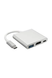 Hd4686/50 Hdmı Type-c Usb 3.0 4k Dıgıtal Av Multıport Adapter thumbnail 1