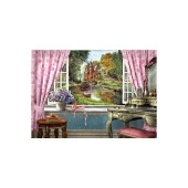Art Puzzle Penceremdeki Şato 1500 Parça Puzzle thumbnail 2