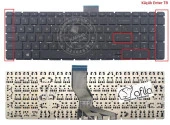 HP 15-cb010nt (3CD03EA) Notebook Klavyesi Siyah TR thumbnail 2