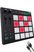 Midex Pad Controller-16 Launchpad Midi Pad Controller (48 Adet Pad Bankası) thumbnail 4