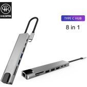 8 Port bir arada multifunction adaptör  dönüştürücü çok işlevli adaptör thumbnail 2
