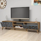 Variant Mobilya Class  Tv Ünitesi - Ceviz / Mavi thumbnail 3