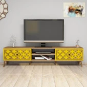 Variant Mobilya Class  Tv Ünitesi - Ceviz / Sarı thumbnail 2