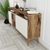 Variant Mobilya Milan 160Cm Konsol - Ceviz / Krem thumbnail 3