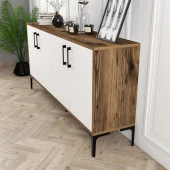 Variant Mobilya Kiev 160Cm Konsol - Ceviz / Beyaz thumbnail 3