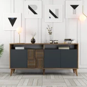 Variant Mobilya Milan 160Cm Konsol - Ceviz / Antrasit thumbnail 5