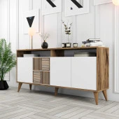 Variant Mobilya Milan 160Cm Konsol - Ceviz / Beyaz thumbnail 1