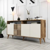 Variant Mobilya Milan 160Cm Konsol - Ceviz / Krem thumbnail 4