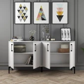 Variant Mobilya Kiev 160Cm Konsol - Beyaz / Beyaz thumbnail 2