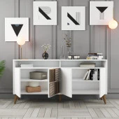 Variant Mobilya Milan 160Cm Konsol - Beyaz / Beyaz thumbnail 6