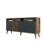 Variant Mobilya Milan 160Cm Konsol - Ceviz / Antrasit thumbnail 7