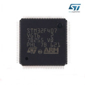STM32F407VGT6 Microcontroller Lqfp100 Dsp Fpu Arm Cortex-M4 32 Bit Mcu 1 Mbyte Flash 168Mhz Cpu thumbnail 1