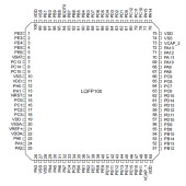 STM32F407VGT6 Microcontroller Lqfp100 Dsp Fpu Arm Cortex-M4 32 Bit Mcu 1 Mbyte Flash 168Mhz Cpu thumbnail 7