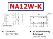 12 V Çift Kontak Röle - Na12W-K thumbnail 3