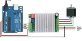 Tb6600 4.5A Step Motor Sürücü V1.2 thumbnail 4