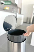 Primanova Cigo Paslanmaz Çelik Çöp Kovası Pedallı 20 Litre-İNX thumbnail 3