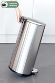 Primanova Cigo Paslanmaz Çelik Çöp Kovası Pedallı 20 Litre-İNX thumbnail 5