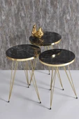 Zigon Sehpa Gold Bendir Tel 1045 thumbnail 1
