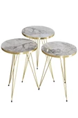 Zigon Sehpa Gold Efes Tel 1043 thumbnail 1