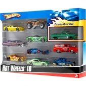 Hot Wheels 10'Lu Araba Seti (Karışık Model) thumbnail 1