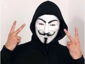 Beyaz Renk V For Vendetta Maskesi Yerli Üretim thumbnail 1