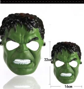 Yeşil Renk Süper Kahraman Dev Adam Hulk Maskesi thumbnail 1