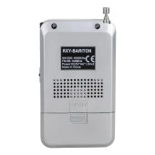 Bariton Cep Tipi Mini Analog Radyo Gri thumbnail 2