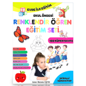 Okul Öncesi Evde İLK Eğitim Renklendir Öğren thumbnail 1