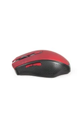 3D Tasarım Ergonomik Usb Kırmızı 2.4Ghz Optik Wireless Mouse thumbnail 2